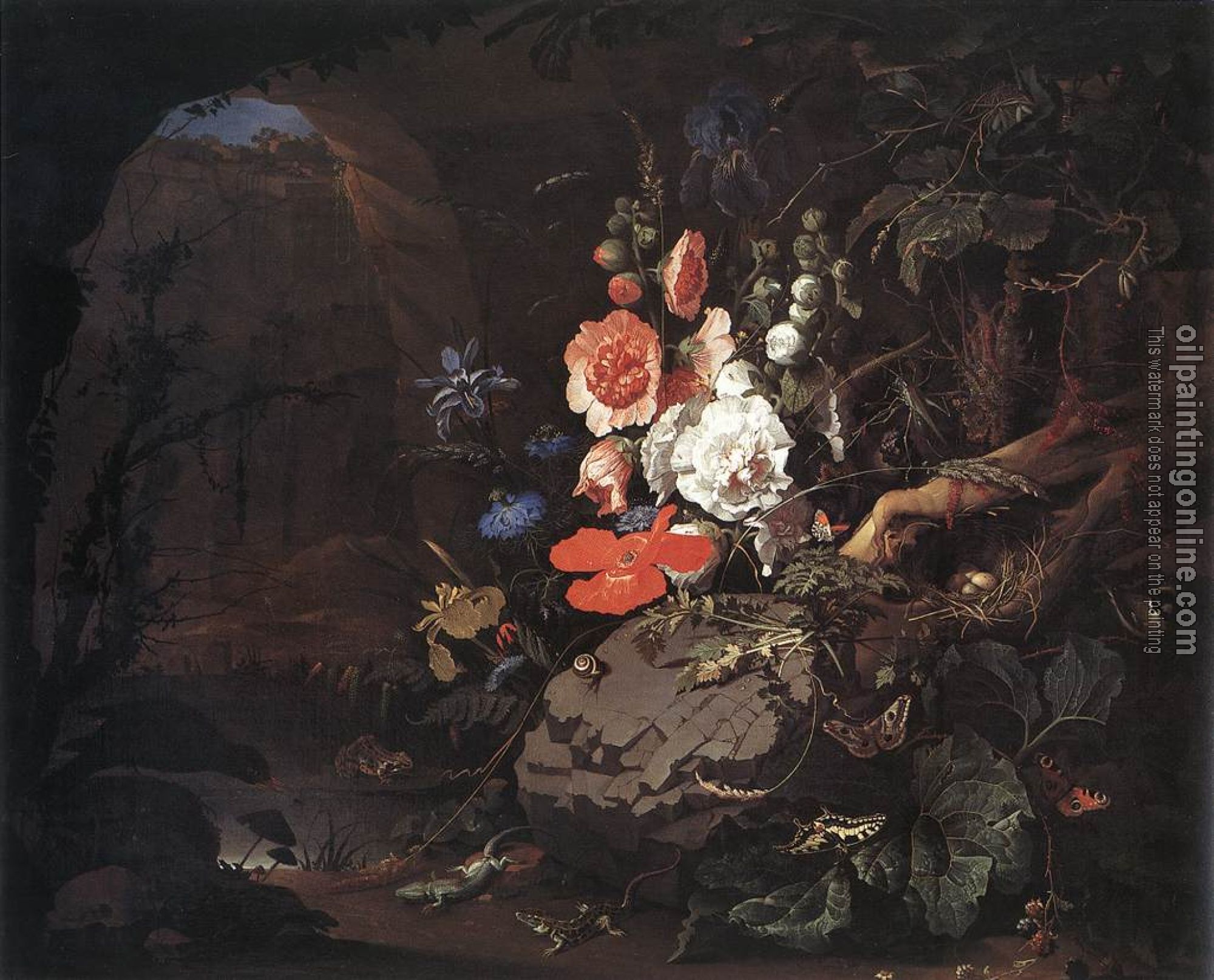 Mignon, Abraham - The Nature as a Symbol of Vanitas